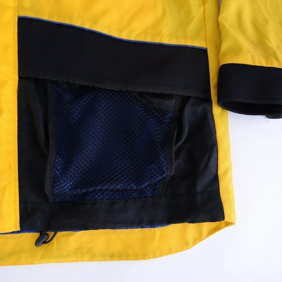 Tommy Hilfiger Vintage Y2K Yellow Ski Windbreaker Jacket ~Yellow ~Xlarge - Picture 14 of 16